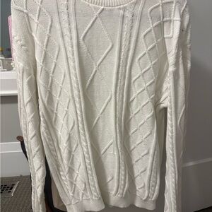 Edikted Off-White Knit Sweater